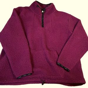 PINK fleece pullover